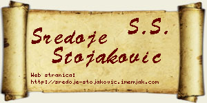 Sredoje Stojaković vizit kartica